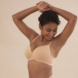 Nykd by Nykaa - NYKD Women T Shirt Bra NYB094U Sand 38D