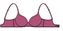 Nykd by Nykaa - NYKD Women T Shirt Bra NYB358 Rose 38D