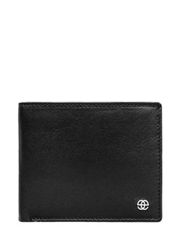 Eske - Tris Genuine Leather Mens Bifold Wallet Textured Pattern 7 Card Holders