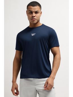 Reebok - Men Navy Blue T-Shirt