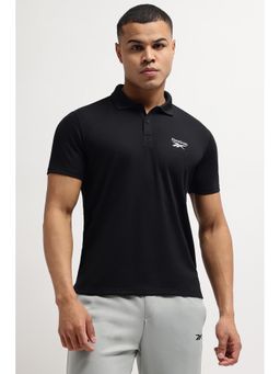 Reebok - Men Black Polo T-Shirt