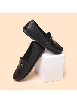 V8 by Ruosh - The Oslo Black Men Casual Bit Loafers