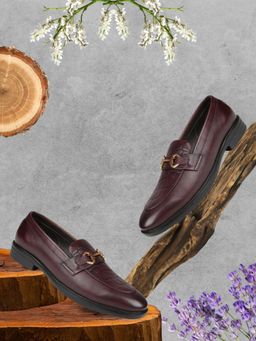 EZOK - Leather Casual Brown Loafers for Men