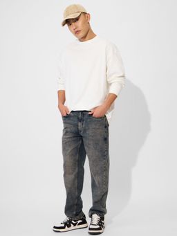 The Souled Store - Originals Denim Washed Blue Straight Fit Men Jeans