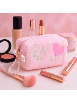 NFI Essentials - Makeup Cosmetic Pouch with Detachable Handle