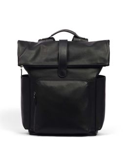 Mai Soli - Men Black Genuine Leather Stockholm Backpack