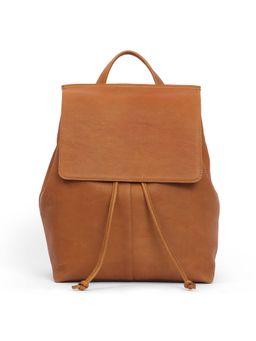 Mai Soli - Women Vintage Caramel Genuine Leather Hanoi Backpack