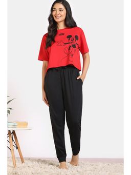 Zivame - 2 Mile Fashion Knit Cotton Loungewear Co-Ord Set - Beauty