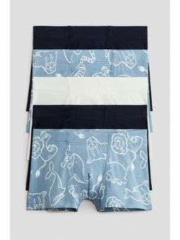 H&M - Boys Blue 5-Pack Trunks