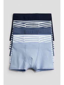 H&M - Boys Blue 5-Pack Trunks