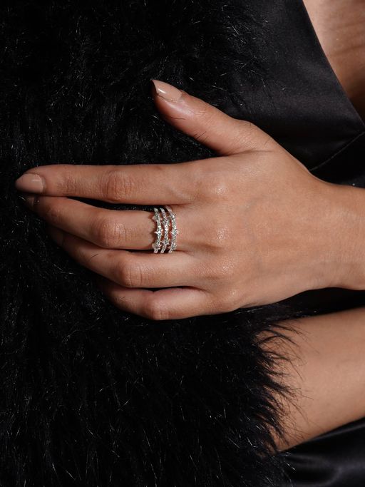 Joker and Witch Joker & Witch Triple Truffle Silver Ring