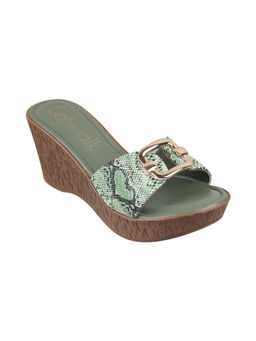 Catwalk - Women Round Toe Brown Wedges