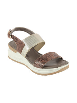 Catwalk - Women Round Toe Brown Sandals