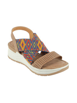 Catwalk - Women Round Toe Beige Sandals