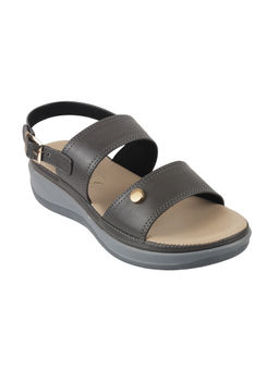 Catwalk - Women Round Toe Grey Sandals