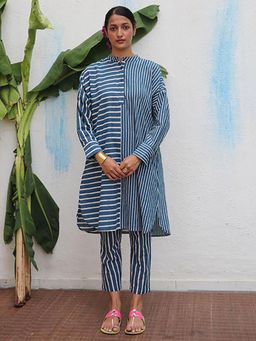 Chidiyaa - Yaasmin Block Printed Cotton Kurta with Pant