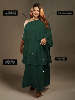 Zink London - Women Solid Relaxed Fit Maxi Dress