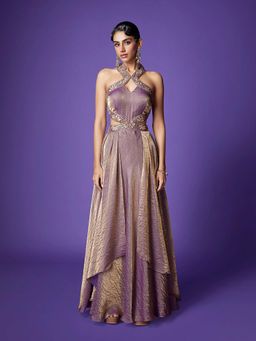 Qunic - Dark Romance Purple Gown