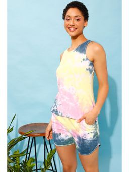 Clovia - Cotton Printed Top & Shorts (Set of 2)