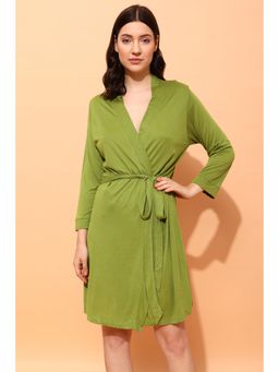 Clovia - Cotton Solid Robe (Set of 2)