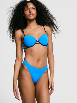 Victoria's Secret - Blue Strappy Push-Up Bikini Top