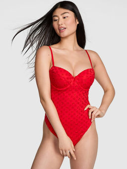 Victoria's Secret - Red Frankies Nova Eyelet One-Piece Swimsuit