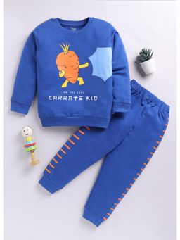 Toonyport - Boys Graphic Sweatshirt with Joggers- Blue