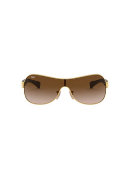 Ray-Ban - 0RB3471 Brown Youngster Shield Sunglasses - 55 mm