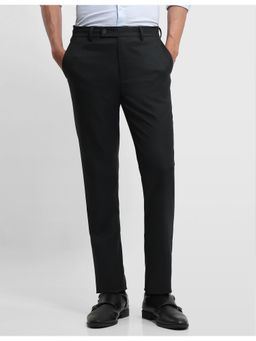 Arrow - Mens Dobby Jackson Super Slim Fit Trousers - Black