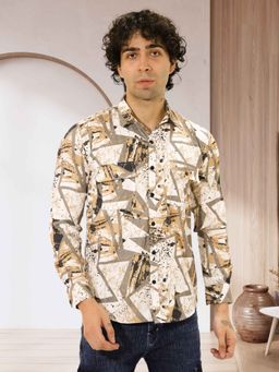 BOTABOCHI - Mens Color Bounce Design Full Sleeve Shirt