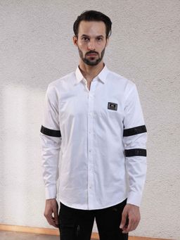 BOTABOCHI - Mens Contrast Tape Full Sleeve Shirt