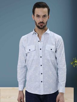 BOTABOCHI - Mens Full Sleeve Organic Printed Shirt