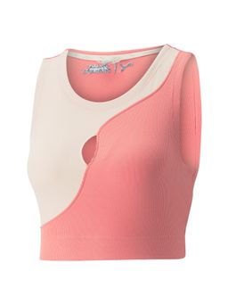 Puma - X Maggie Women Pink Cropped Tank Top