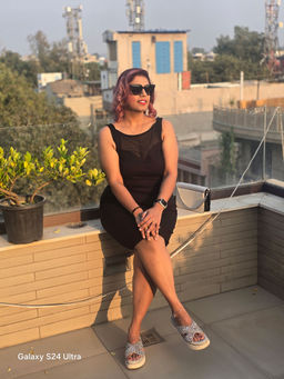 Mamicha - Celestial Beam Sleeveless Bodycon Black Dress With Mesh Details