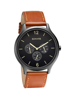 Sonata - Tan Leather Watch -7140NL01