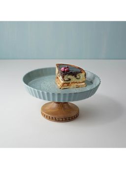 Ellementry - Upper Crust Ceramic Cake Stand With Server