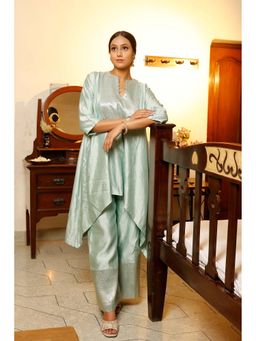 EEDA - Blue Woven Kurta with Pant