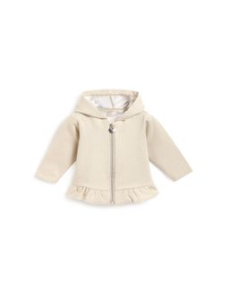 Chicco - Girls Light Beige Solid Sweatshirt