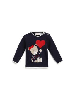 Chicco - Girls Navy Blue Printed Pullover