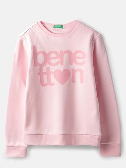 United Colors of Benetton - Pink Regular Fit Printed Sweatshirt