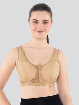 Dermawear - Women's Breezeology Front Open Bra-Nude