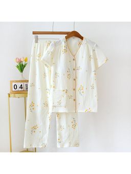 MISS MOSA BY AKANKSHA - Sarena Floral Cotton Nightsuit