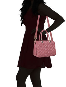 Mochi - Textured Pink Satchel