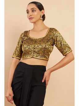 Soch - Women Black & Gold Blouse