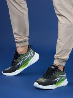 AVANT - Mens Rage Sports Shoes - Black & Green