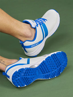 AVANT - Mens Pacemax Cricket Shoes - White & Blue