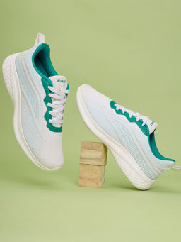 AVANT - Womens Mermaid Walking Shoes - White & Teal