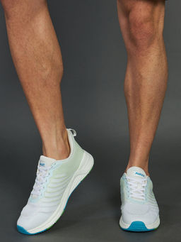 AVANT - Mens Spartanx Running Shoes Light Grey & Green