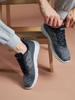 AVANT - Mens Walkrite Walking Shoes - Navy Blue