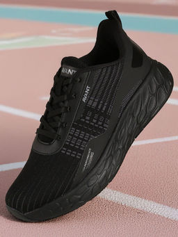 AVANT - Mens Solewave Running Shoes - Black